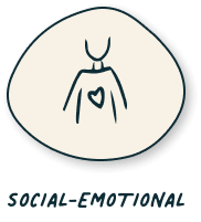 Social and Emotional Icon to show that this activity will support social and emotional growth 