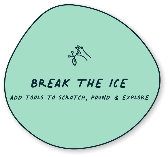 Break the Ice Button - Activity ideas for play with nature