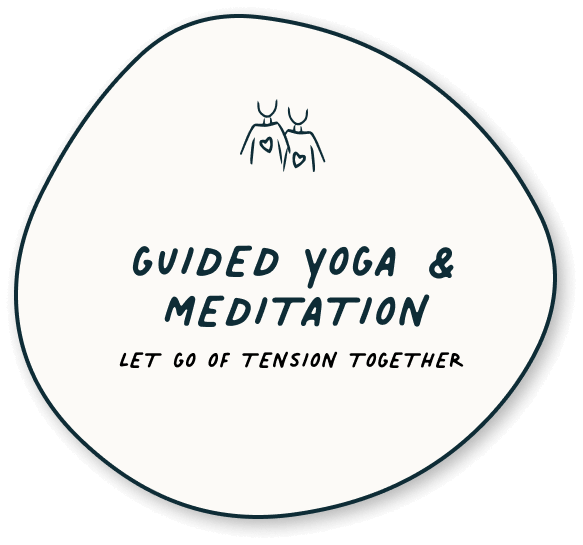 Button for Social Emotional Learning Activities for Kids: Guided Yoga & Meditation; Let go of tension together