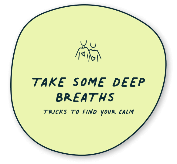 Button for Social Emotional Learning Activities for Kids: Take Some Deep Breaths; Tricks to find your calm